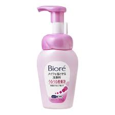 biore makeup removing face wash close