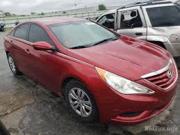 Hyundai subsequently made several modificatons to the front structure of the car since its introduction in early 2010, with the final change effective as of september 2010. Hyundai Sonata Gls 2011 Red 2 4l 4 Vin 5npeb4ac7bh073372 Free Car History