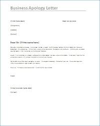 Business Apology Letter Template Pimpinup Com