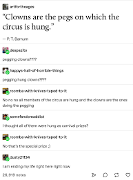hung clowns : r/tumblr