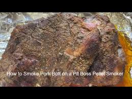 how to smoke pork on a pit boss