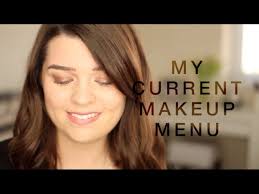 my cur favourites makeup menu