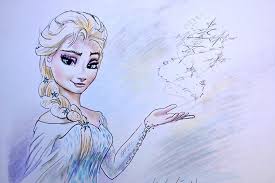 Disney tekeningen cartoon tekeningen eenvoudig tekeningen haar tekenen prachtige tekeningen. Zo Teken Je Elsa Van Frozen Kleur Potlood In Stappen Youtube