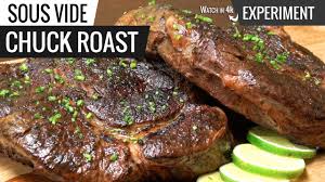 You don't need to be a great chef to cook a steak well or to prepare it in an interesting and tasty way. Sous Vide Chuck Roast Steak Experiment Youtube