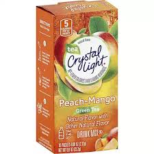 Crystal Light Drink Mix Peach Mango Green Tea 10 Ct Powdered Drink Mixes Sun Fresh
