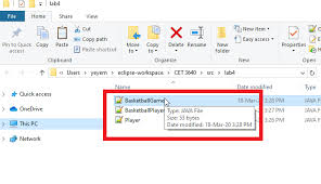 source code files in eclipse cet 3640