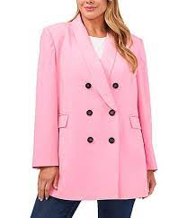 Pink Women S Plus Size Coats Jackets