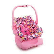 Joovy Toy Doll Infant Car Seat Pink