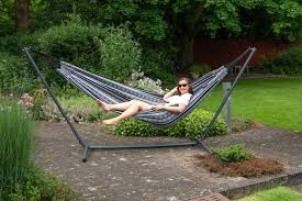 Hammock With Double Stand Easy