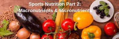sports nutrition part 2 macronutrients