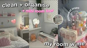 organise my room w me mini room tour