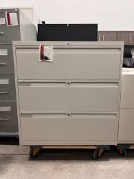 teknion 3 drawer lateral filing cabinet