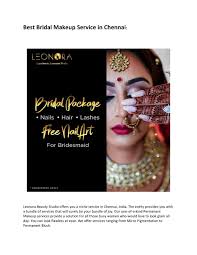 best bridal makeup services in chennai