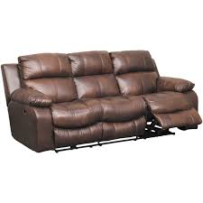 positano leather reclining sofa