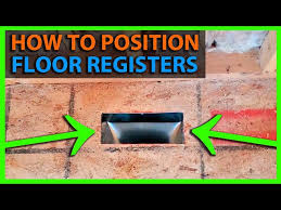 floor register furnace vent holes