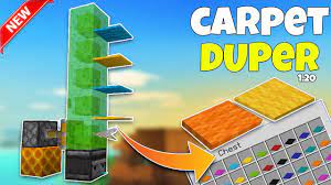 new easiest carpet duper in minecraft 1