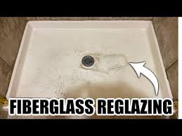 Reglazing A Fiberglass Shower Pan To