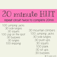20 Minute At Home Hiit Workout
