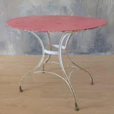 Vintage Metal Garden Table 1950s For