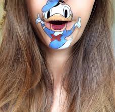 lip art expert uses makeup to turn her