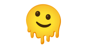 the melting face emoji has already won