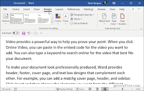 Add Background Color To Any Word Document