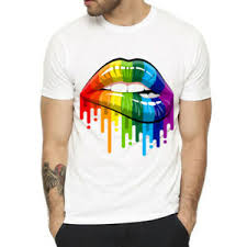 Details About Gay Pride T Shirts Men Women Rainbow Lgbt Lesbian Toptee Pls See Size Chart