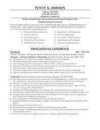 Divisional Controller Resume