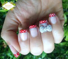 3 d bow disney minnie nail art how to