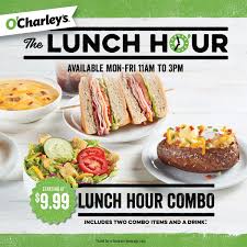 o charley s unveils new lunch menu as
