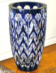 Rp Faberge Tulip Vase In Cobalt Blue