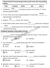 Soalan bahasa malaysia tahun 4 ujian bulanan 1. Standard 2 Latihan Tatabahasa Bahasa Melayu Tatabahasa Bahasa Melayu Writing Image