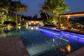 Swimming Pool Lighting Dubai Desert Grove