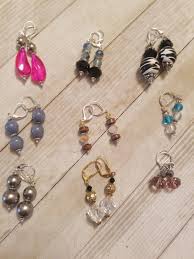 earrings 9 pairs mixed style drop