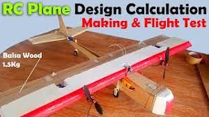 rc plane designing calculations making