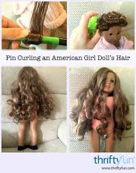 pin curling an american doll s
