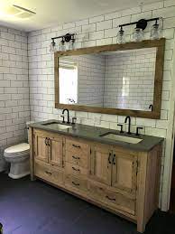 Rustic Bathroom Vanity 72 Dual Sink