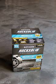 how to apply rocksolid metallic garage