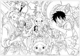 One piece coloring pages to print - One Piece Kids Coloring Pages
