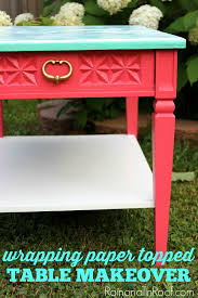 Table Makeover With Mod Podge And