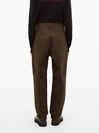 Cotton Canvas Tapered Trousers Mhl By Margaret Howell
