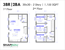 3 bedroom adu floor plans for accessory