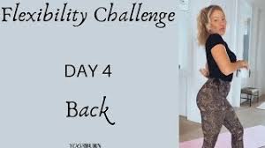 Yoga is one great way to start low level exercises and increase your body's flexibility. Flexibility Challenge Day 4 Back Youtube