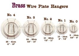 Brass Wall Display Plate Dish Wire