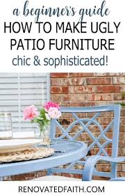 How To Spray Paint Patio Furniture