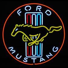 Ford Mustang Neon Sign 100 Made In Usa Manufactured By