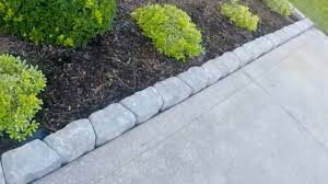 Hi, i'm planning a walkway project and have already collected enough field stone to cover … Landscape Edging Stones Install Youtube
