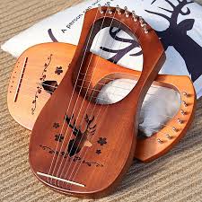This instrument is like a huge cello and is played the same way, by rubbing the bow across the strings. Portable Size Natural Wood 7 Strings Lyre Harp Musical Stringed Instruments For Learner Beginner Gift Walmart Canada