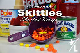 homemade skittles sherbet recipe a