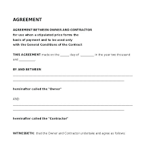 Contract Agreement Template Between Two Parties